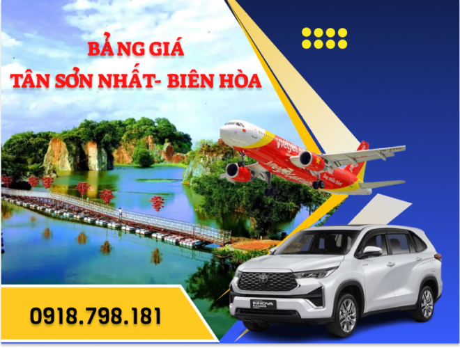 Taxi sân bay Tân Sơn Nhất về Biên Hòa